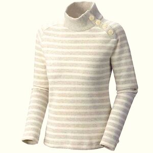 Mountain Hardware Sevina Wool Blend Mock Neck Sweater Women’s Size Large